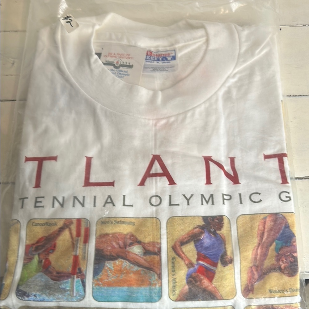 NWT Vintage Atlanta Olympic Games T-Shirt XL